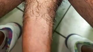 Handjob while using bel air jordans