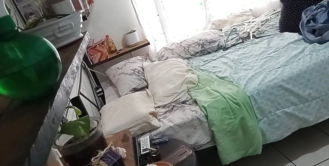 Mature MILF Cleaning Her Room 1