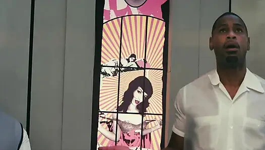 Gangbang 6 pria dengan mia stone - waspada penetrasi ganda kontol hitam!