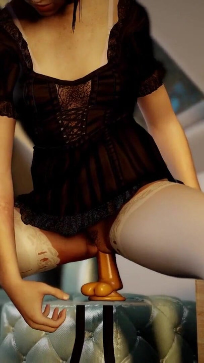 Ellie ima krevetić kako jaše dildo | Isječak 1