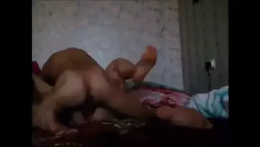 Russian step son fucks his mature mother