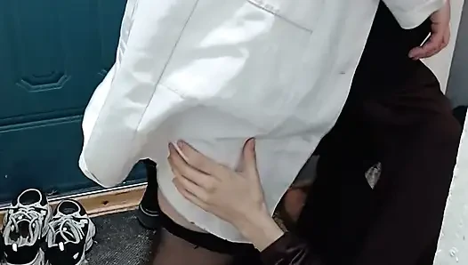 A MILF Lesbian Doctor Cums in a Patient's Mouth