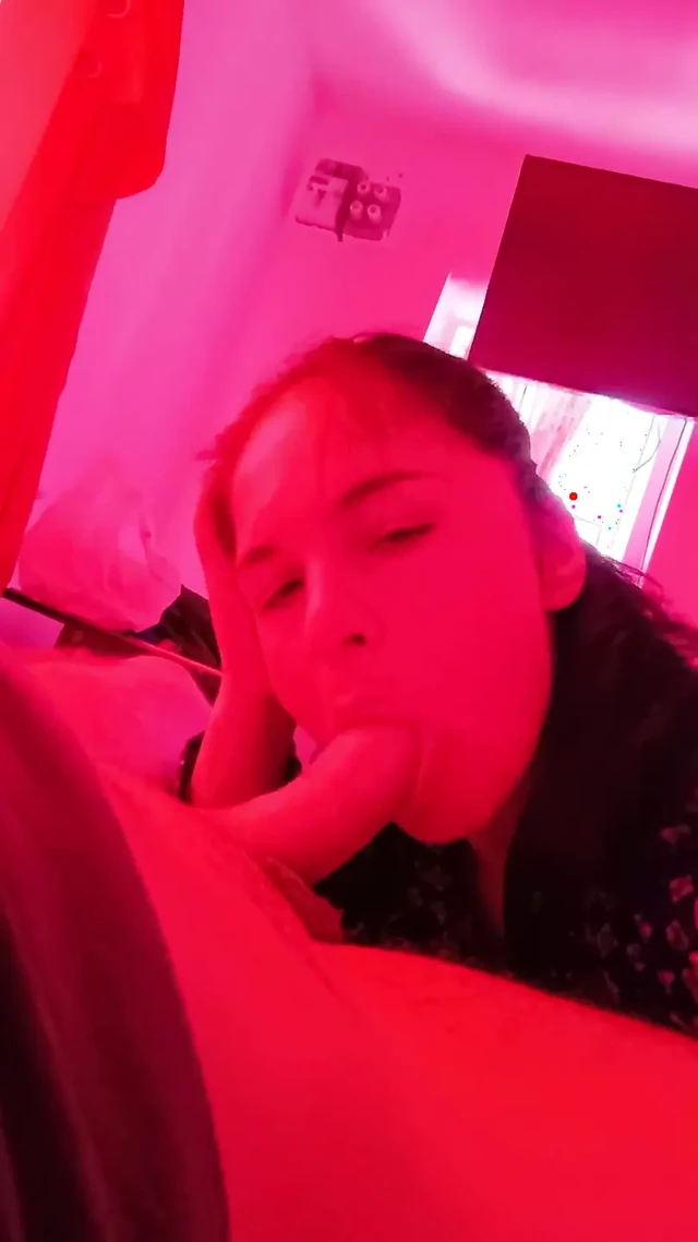 Stepdaughter Sucks My Dick at Night