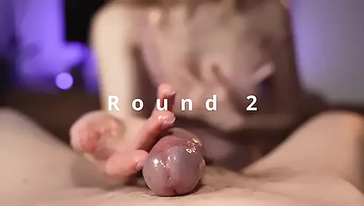 HOW MANY ROUNDS CAN HE LAST? JERK OFF CHALLENGE 2