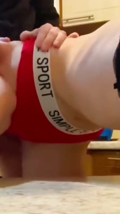 Student Fucks Classmate on the Kitchen Table