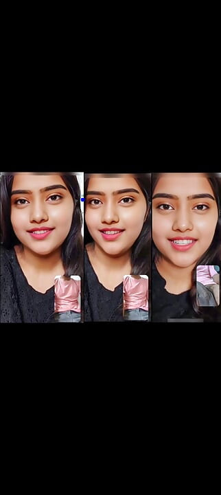 Awek cantik berbual dengan kawan-kawan suaminya dalam panggilan video