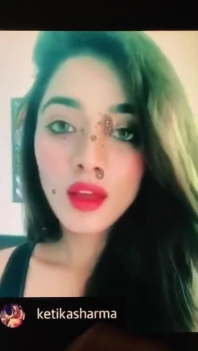 Cum on ketika sharma
