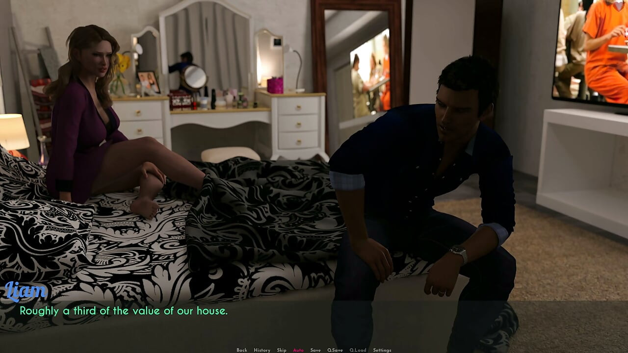 Awam Real Fucking - Cuckold Conversation Between Sophia and Her Husband Liam at Conjugal Visit - Unexpected Fuck at Home