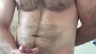 Sexy otter jerking off is big dick