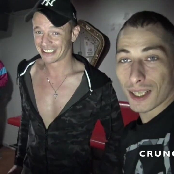 Alex fucked bareback by XXL cock of bad boy in backroom