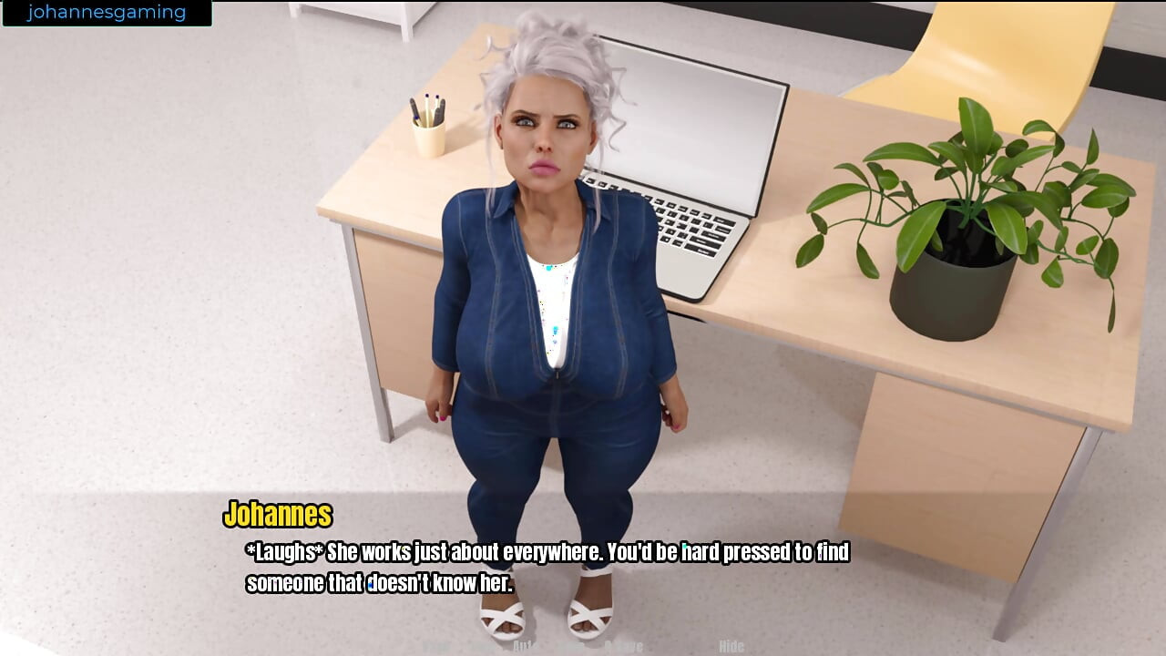 Nhà của bà - lần đầu tiên được sục bằng chân dưới bàn sau đó ive giúp xoa bóp bộ ngực của bà ấy và đụ một số người phụ nữ