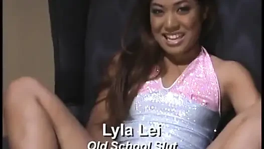 Lyla Lei old college Asian slut anal fucked in living room