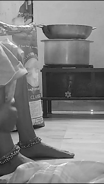 Stunning moment from "Indian village house wife romantic kissing ass"