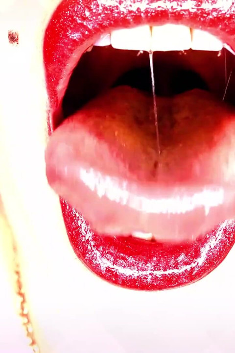 Cum to my red glossy lips and red lustful shapes