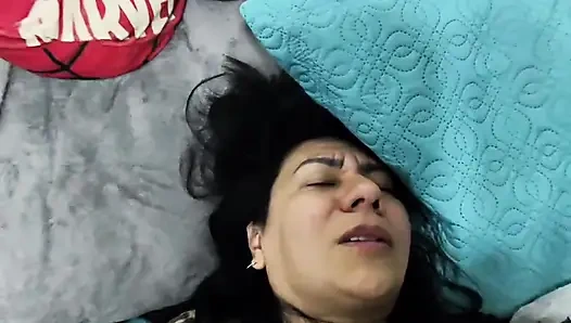 I discovered the cleaning girl trying on my wife's lingerie and she agreed to let me take it if I didn't say anything