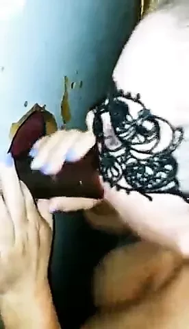 Dirty White Wife at Gloryhole