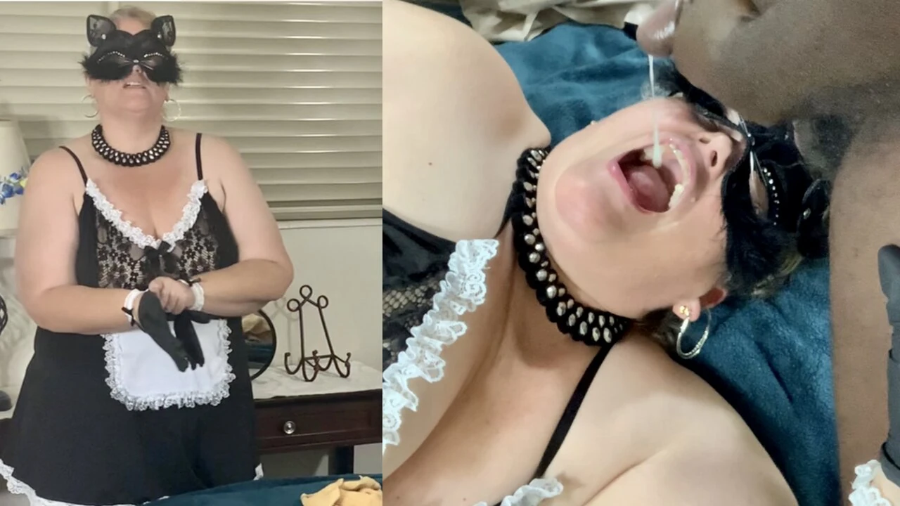 Μεγάλος κώλος, μεγάλα βυζιά, καυτή ξανθιά milf, βυζαρού μαμά (υπηρέτρια γαμήθηκε), μαύρος άντρας γαμάει υπηρέτρια, μεγάλο υγρό ζουμερό μουνί & χύσια στο στόμα) ssbbw