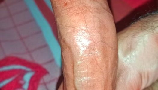 Masturbated in bathroom after long time semen came out