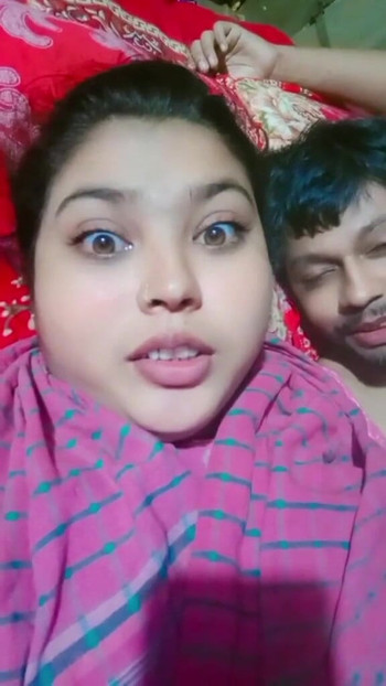 Stunning moment from "GOOD MORNING CUTE COUPLES LOVE MARRIAGE VLOGS HUSBAND WIFE ROMANTIC VLOGS"