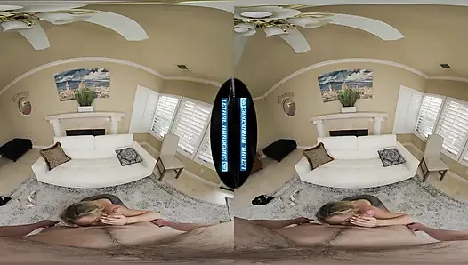 LETHAL HARDCORE VR - Sexy Blonde RIVER LYNN Pounded in Pantyhose