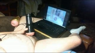 Jerking With Fleshlight Brother
