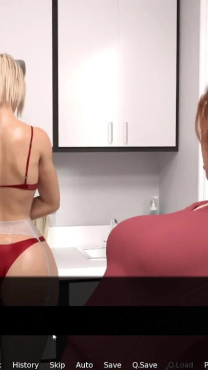 Milf Nurse Measuring Shemale Girl Huge Cock And Collecting Semen Sample | Clip 2