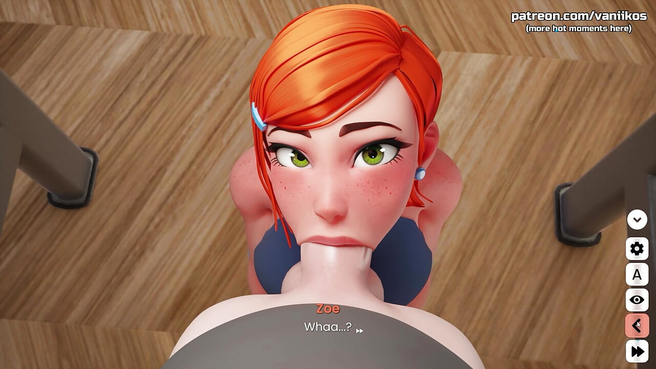 18yo Big Tits Redhead Stepsister Teen Face Fuck And Cum in Mouth With Huge Cock Stepbrother - Mansion Days - 3D Taboo Game