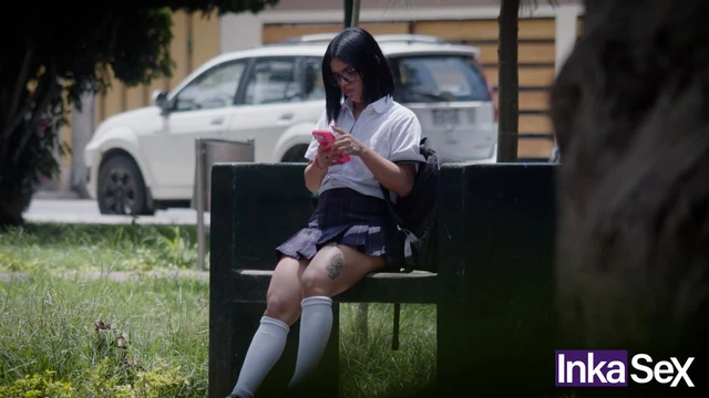 Innocent big ass Latina schoolgirl is taken with lies to a stranger's house to fuck.