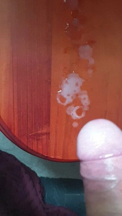 Cum in bathroom