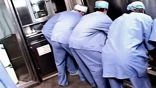 Patient gets to have a gang bang with doctors