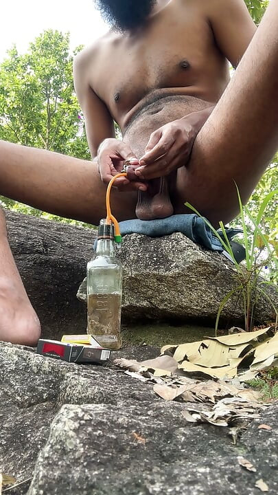 I tried to pierce my dick in outdoor but i failed