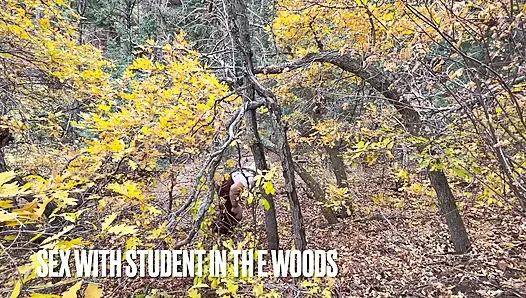 Copulation porn video – Sneaking into the woods to fuck my student at hogwarts