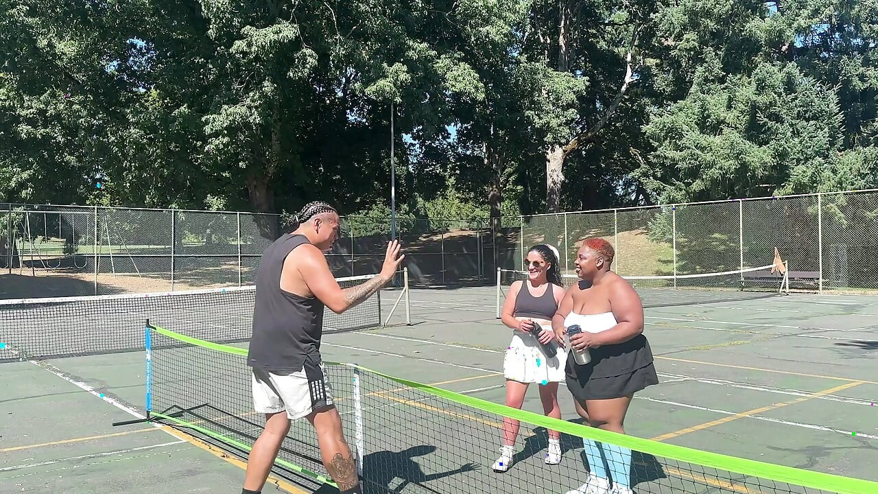 Pickleball Dinking Threesome With Coach - Cliff Media Productions