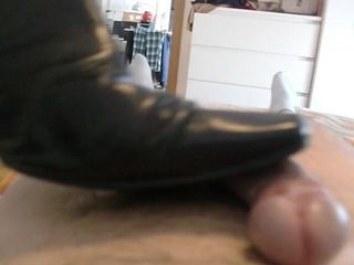 black boots massage