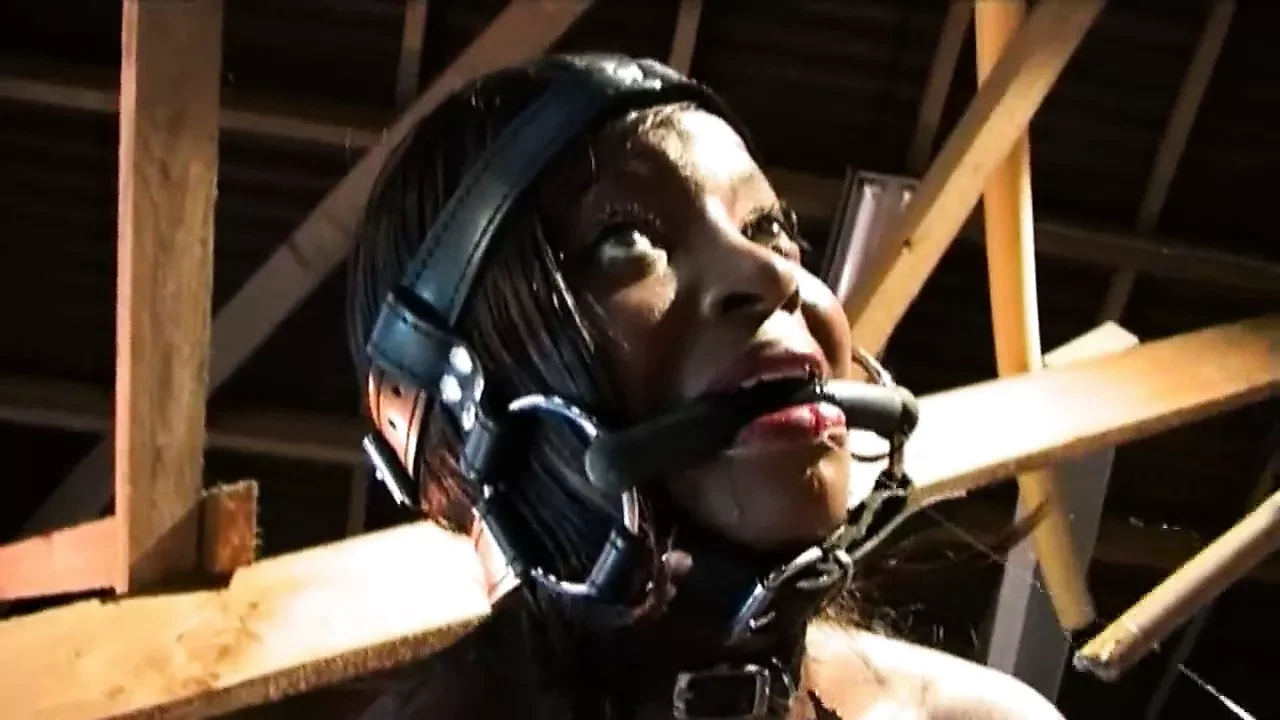 CMNF - Ebony humiliating pony girl training