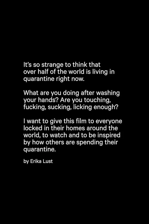 Erika Lust - Sex in the Time of Quarantine