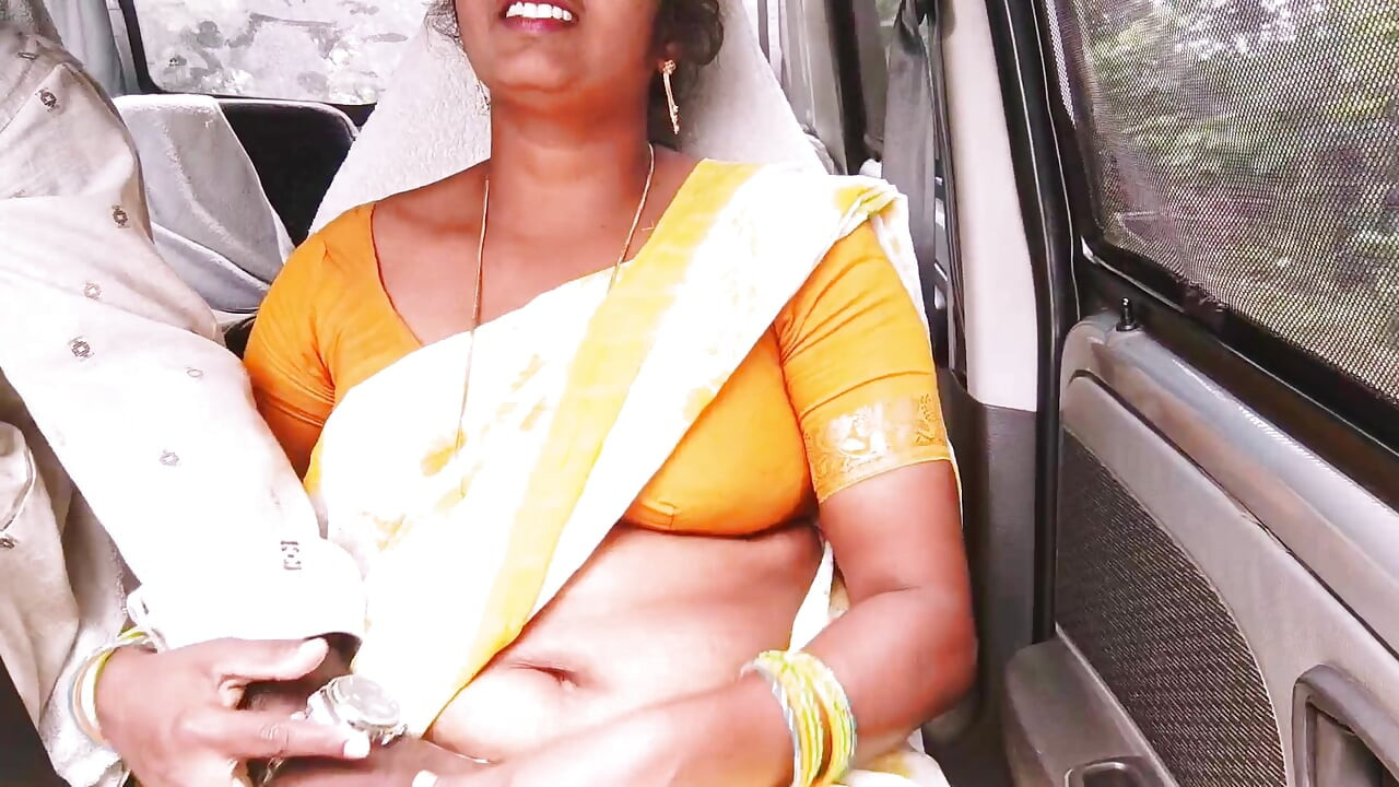 Indian Maid Car Sex with House Owner. Telugu Dirty Talks.