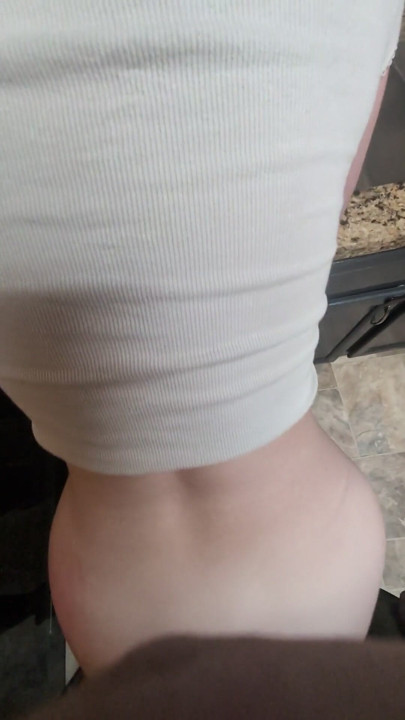 Ass so fat she gets fucked making dinner | Clip 1