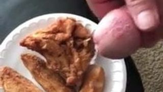Cum on Chicken and JO-JO's and Eat.MOV