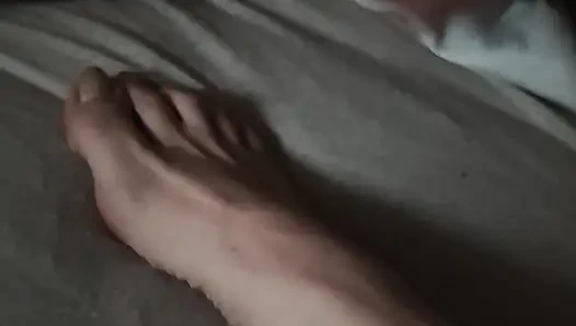 Mariafemdom ayağında sabah el işi