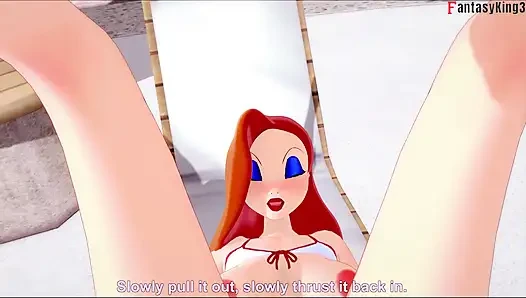 Jessica Rabbit трахнули в бикини