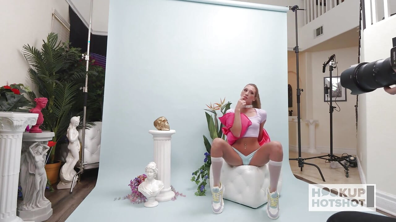 Bts - Addison Playful and Sensual Photoshoot!