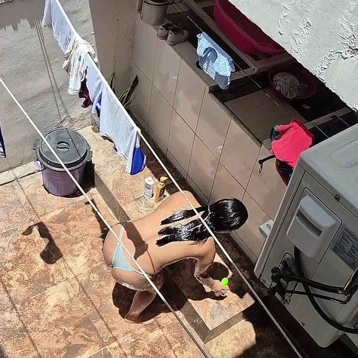 My Neighbor Almost Caught Me Recording Her; I Masturbated Until I Think She Saw Me
