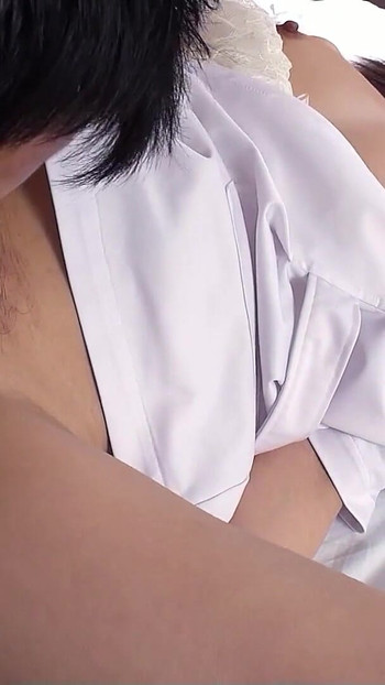 Powerful moment from "Petite Japanese Teen Nurse seduce to Old Young Creampie Sex by Patient in Hospital at Full Uncensored"