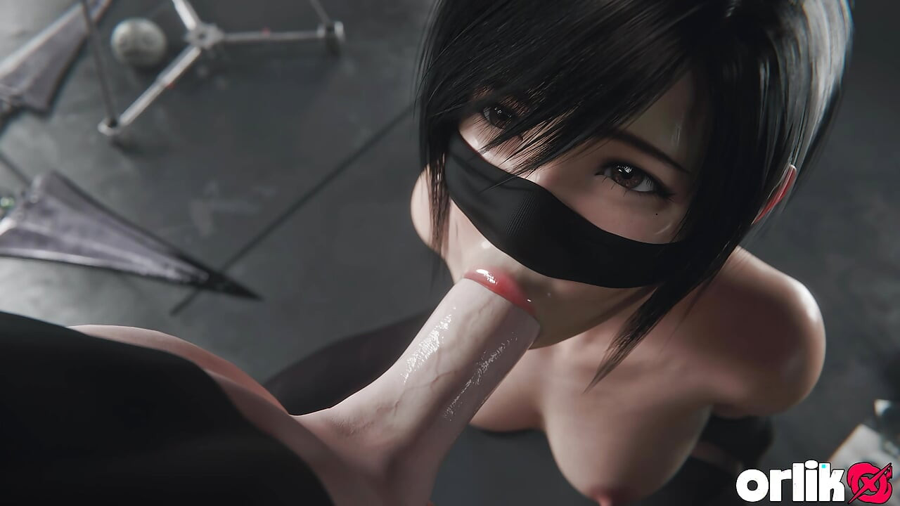 Yuffie Final Fantasy 7 - Wet Sloppy Blowjob Service [only Mask Version 4K]