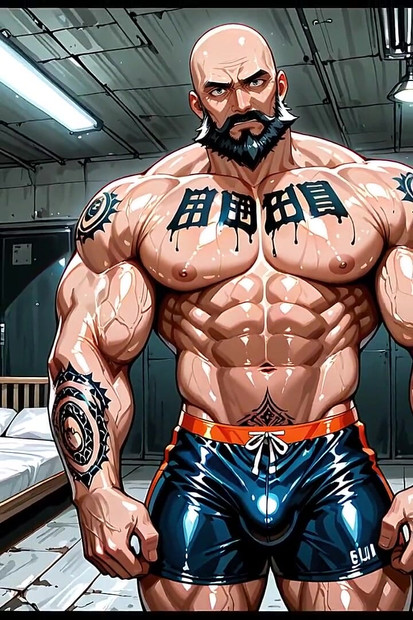 Ai Gay Muscle Men with Big Bulges
