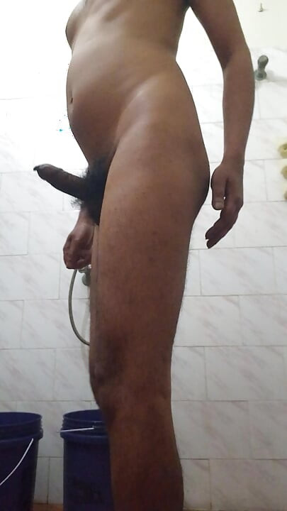 Indian Teen Femboy with Phimosis Dick Jerking and Stroking in the Bathroom Until Cum