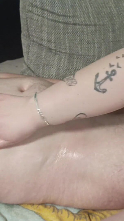 She massages his body with a lot of oil | Clip 2