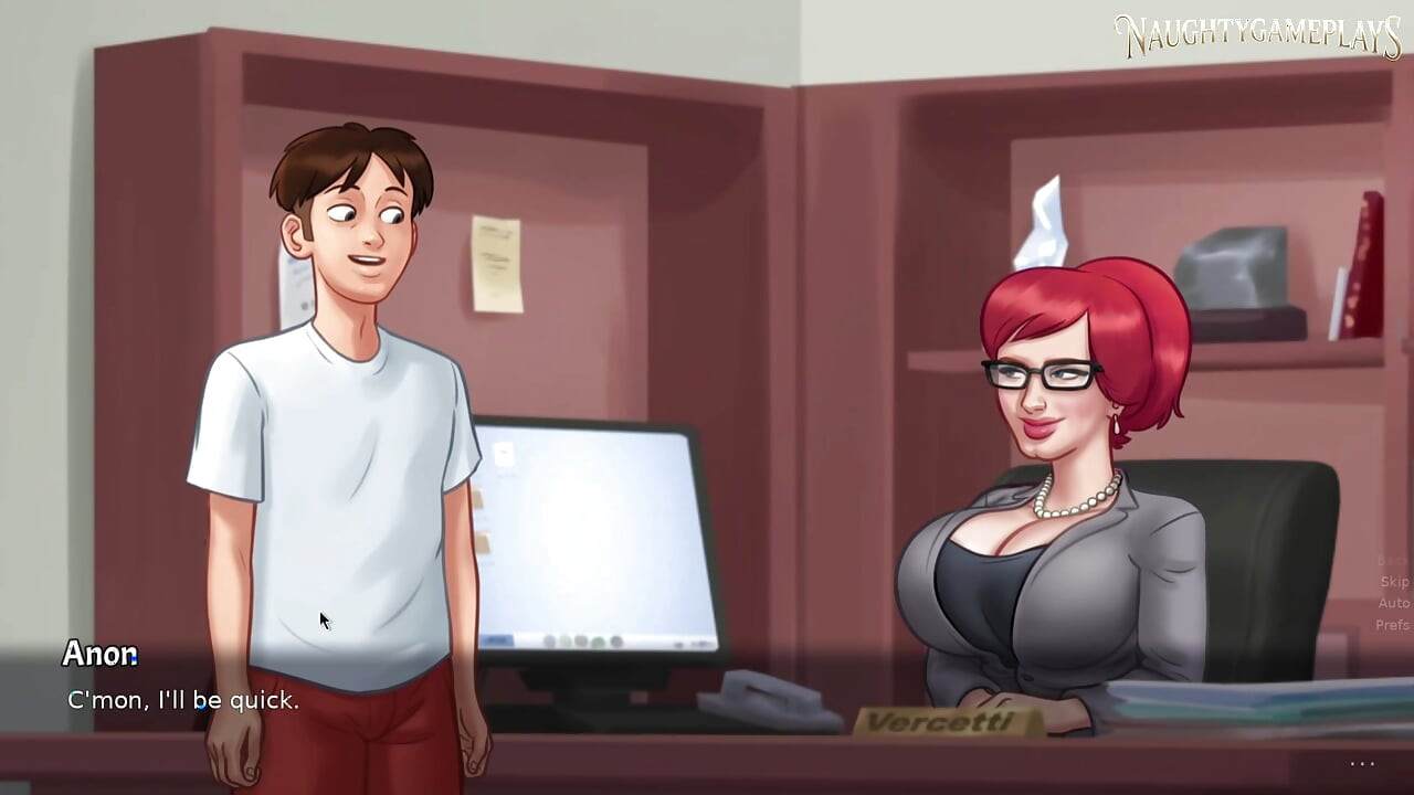 Milf With Huge Boobs Getting Fucked By Big Dick - Summertime Saga Part 47 By DarkCookie - 3D Game