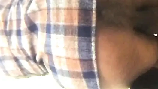 Translulu pushes fat tight pussy  out for you